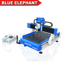 Gran venta !! China pequeña máquina portable del CNC del grabado del metal 6090 del huso de la refrigeración por agua 600kw para la venta en Dubai